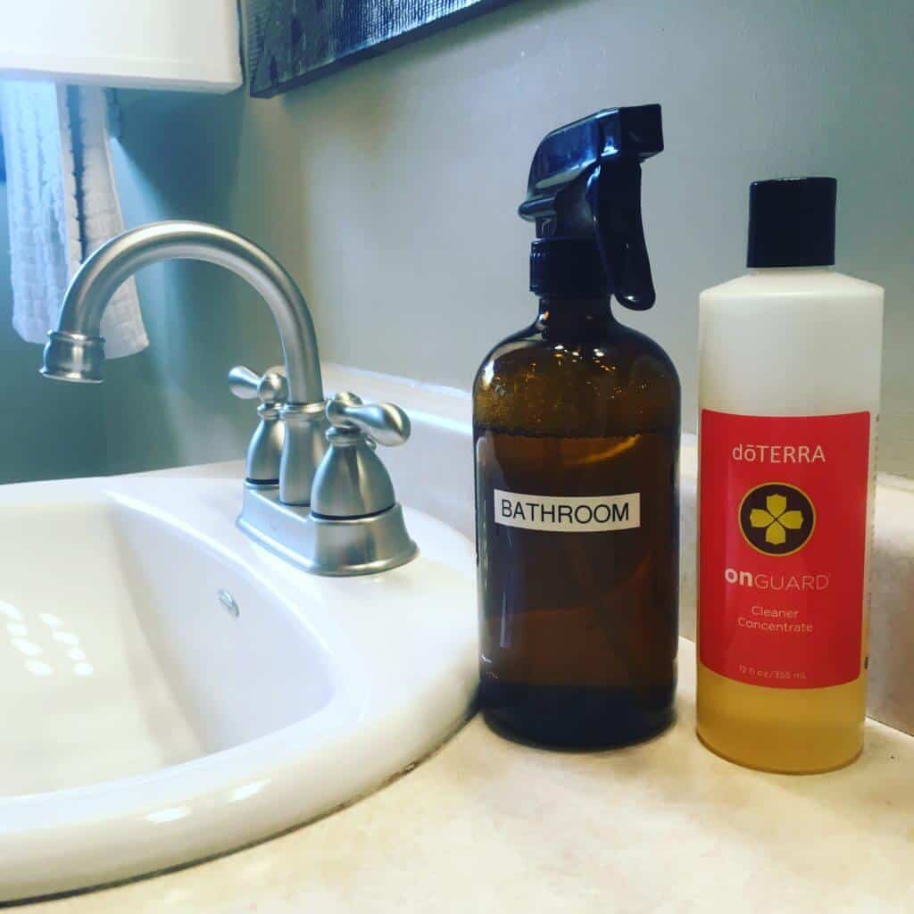 onguard essential oil for cleaning the bathroom