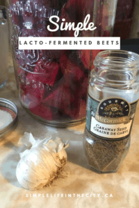 Simple Lacto-Fermented Beets