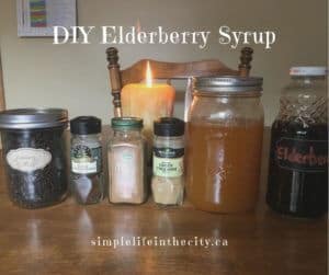 Elderberry syrup for cold and flu prevention