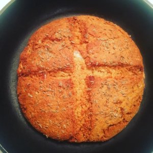 cast iron bread