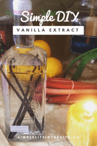Simple DIY Vanilla Extract