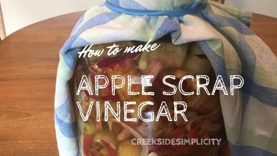 how to make apple scrap vinegar