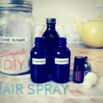 simple diy hair spray