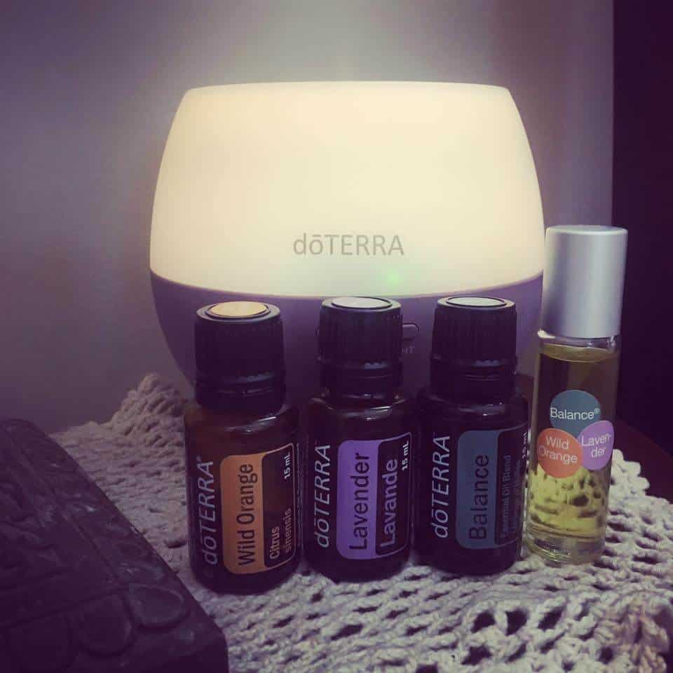 doterra diffuser and essential oils for sleep