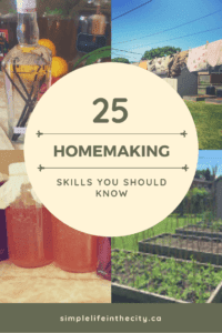 25 homemaking skills