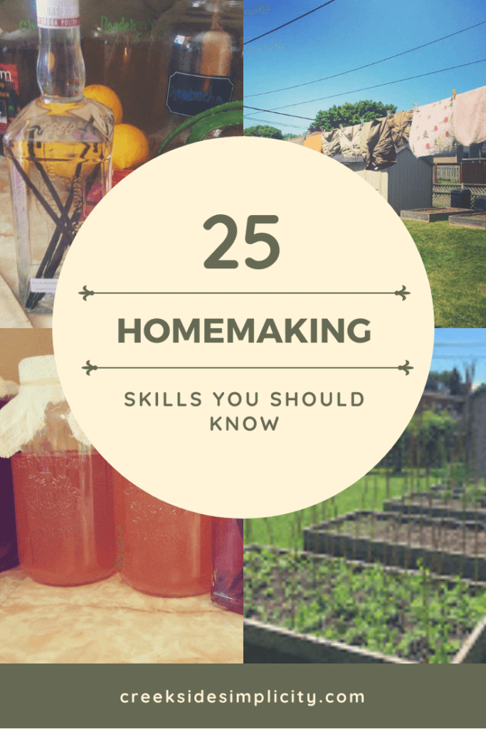 25 homemaking skills you should know