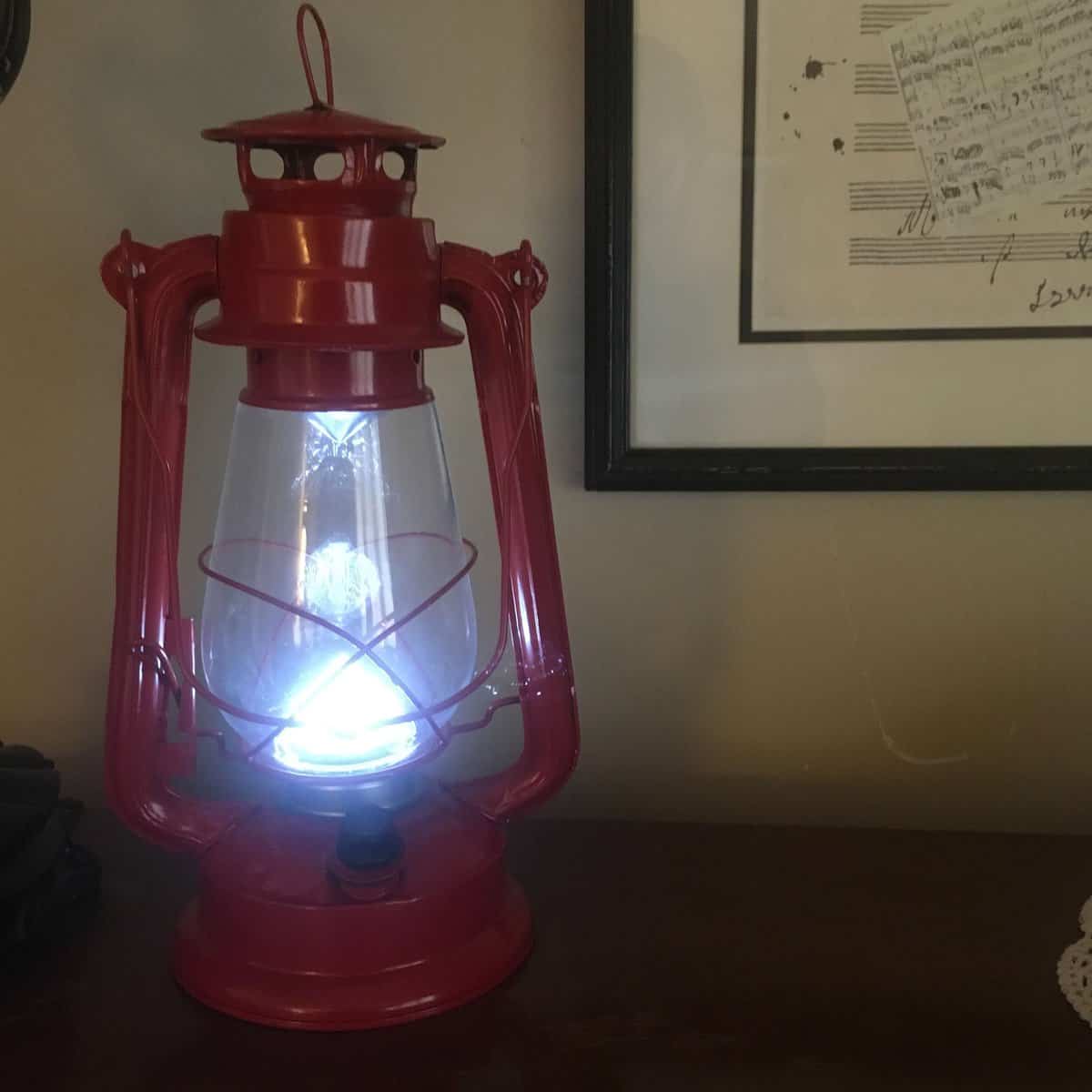 battery lantern for power outages
