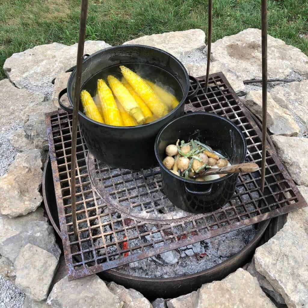 outdoor fire cooking