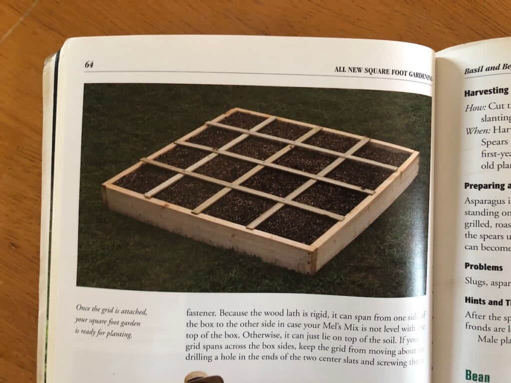 Square Foot Gardening bed
