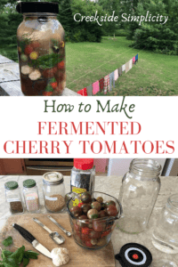 fermented cherry tomatoes