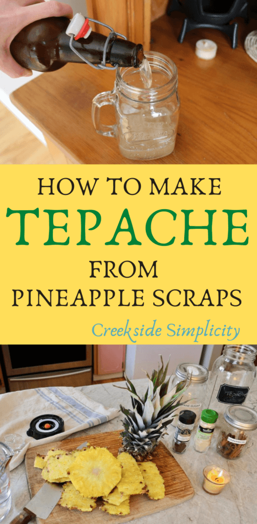 Tepache from Pineapple Scraps pin
