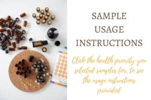 essential oil sample usage instructions