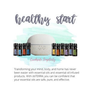 Diffuser and 10 bottles of essential oil