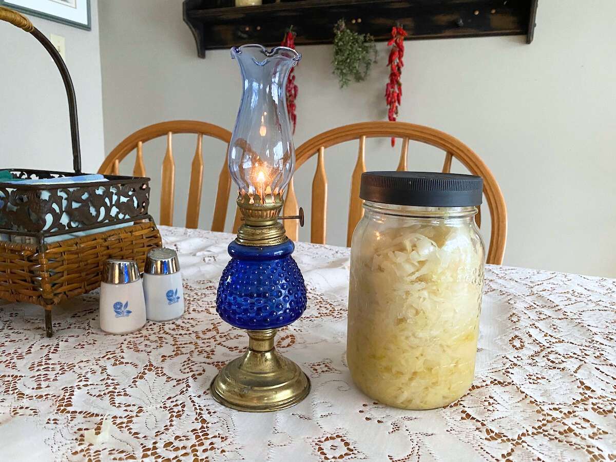 Easy Fermented Sauerkraut Recipe (In a Mason Jar)