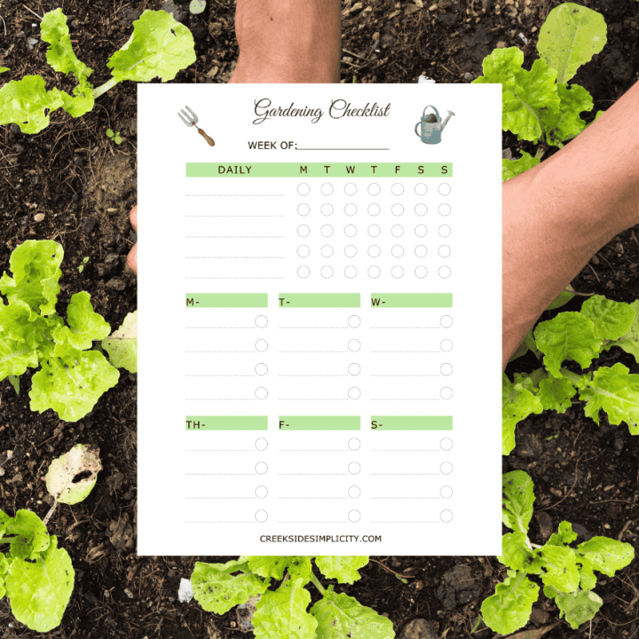 Image for Gardening Checklist